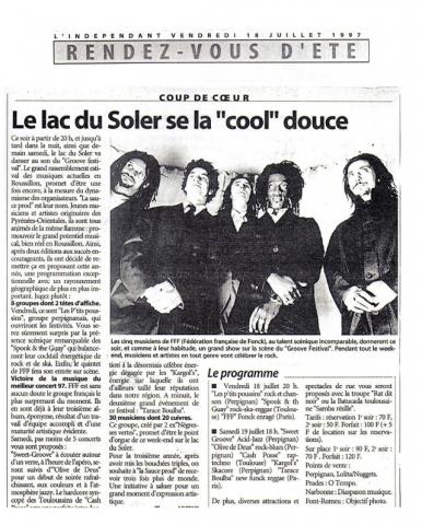 Article Groove Festival 1997