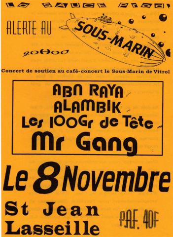 Flyer "Alerte au Sous Marin"